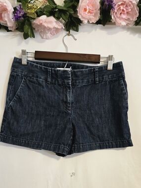 LOFT Dark Blue Denim Jean Shorts